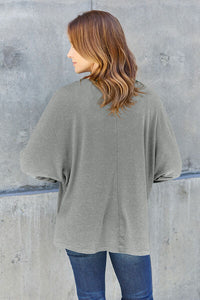 Double Take Round Neck Long Sleeve Top