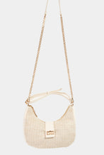 Load image into Gallery viewer, Straw Braid Hobo Bag