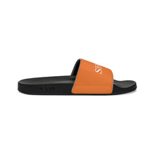 Load image into Gallery viewer, Orange ShoJoi Youth Slide Sandals