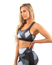 Load image into Gallery viewer, Bondi Sports Bra - Black/Grey