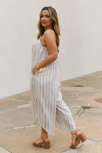 Load image into Gallery viewer, Striped Jumpsuit with Pockets