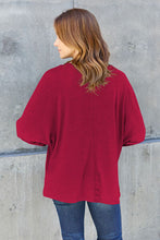 Load image into Gallery viewer, Double Take Round Neck Long Sleeve Top