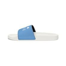 Load image into Gallery viewer, Blue ShoJoi Youth Slide Sandals