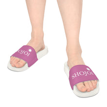 Load image into Gallery viewer, Pink ShoJoi Youth Slide Sandals