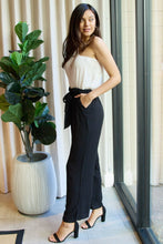 Load image into Gallery viewer, Dress Day Marvelous in Manhattan One-Shoulder Jumpsuit in White/Black