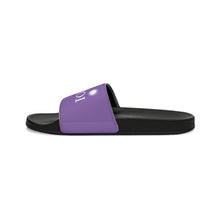 Load image into Gallery viewer, Purple ShoJoi Youth Slide Sandals