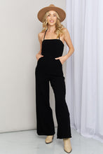 Load image into Gallery viewer, White Birch Full Size Halter Neck Wide Leg Jumpsuit with Pockets