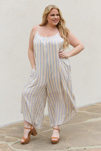 Load image into Gallery viewer, Striped Jumpsuit with Pockets