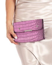 Load image into Gallery viewer, ST. MARK’S FAUX CROCODILE WOMEN&#39;S SMALL LEATHER BAG