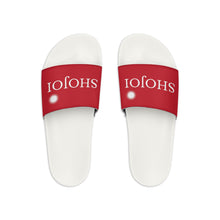 Load image into Gallery viewer, Red ShoJoi Youth Slide Sandals