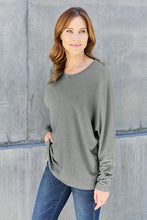 Load image into Gallery viewer, Double Take Round Neck Long Sleeve Top