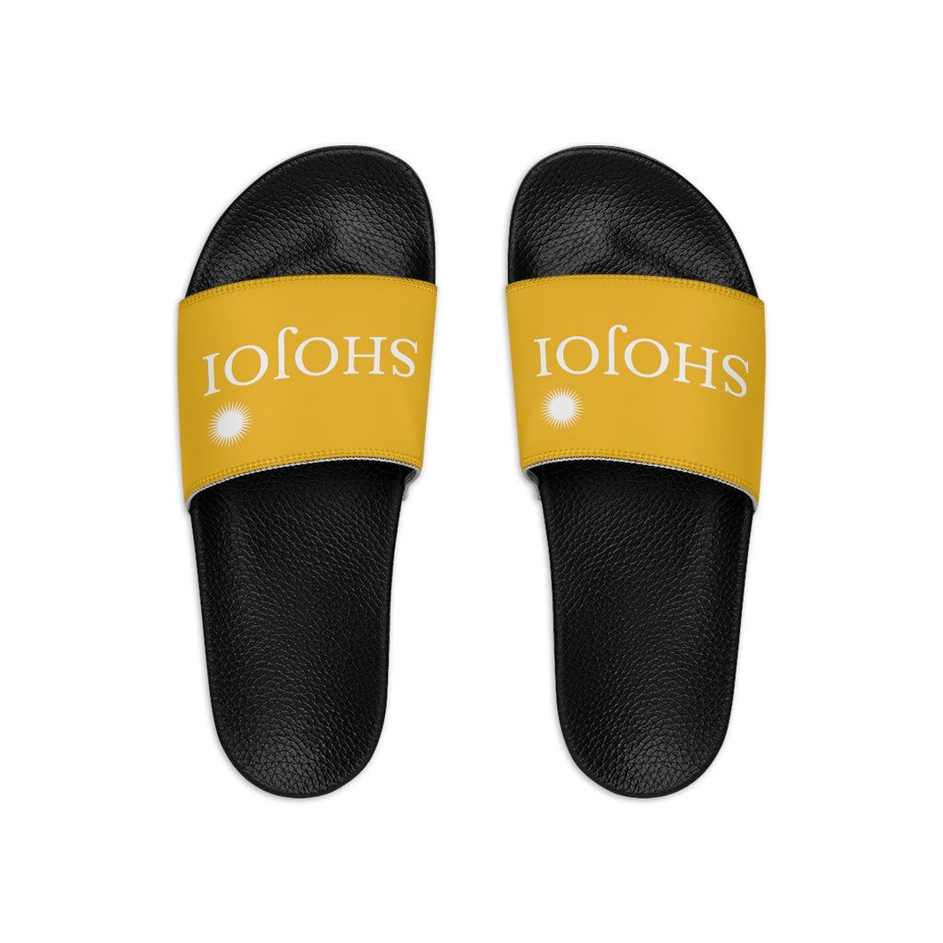 Yellow ShoJoi Youth Slide Sandals