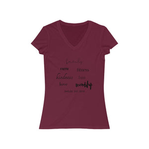 Women's V-neck ShoJoi Est. T-shirt