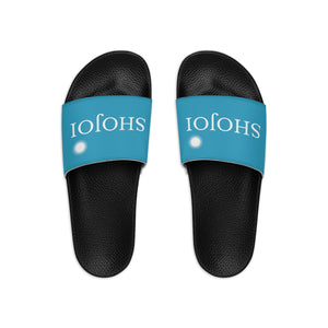 Turquoise ShoJoi Youth Slide Sandals