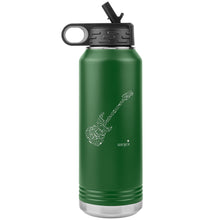 Load image into Gallery viewer, Guitar Notes Insulated Stainless Steel Water Bottle