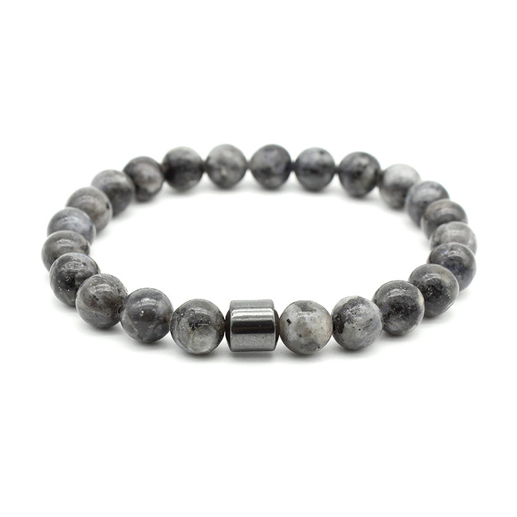 Hematite Spot Bracelet - 8mm
