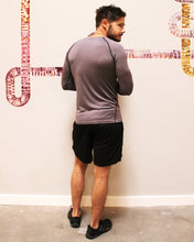 Load image into Gallery viewer, Robbins Long Sleeved Men&#39;s Tshirt - Grey
