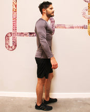 Load image into Gallery viewer, Adam Men&#39;s Drawstring Shorts with Border Tights &amp; Pocket - Black