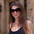Omerta Oversized Sunglasses - Brown