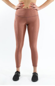 Roma Activewear Set - Leggings & Sports Bra - Copper