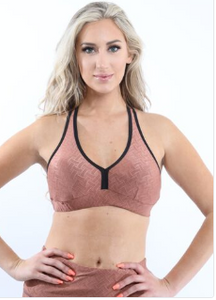 Roma Activewear Set - Leggings & Sports Bra - Copper