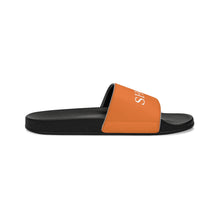 Load image into Gallery viewer, Orange ShoJoi Youth Slide Sandals