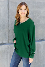 Load image into Gallery viewer, Double Take Round Neck Long Sleeve Top