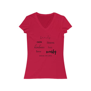 Women's V-neck ShoJoi Est. T-shirt