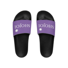 Load image into Gallery viewer, Purple ShoJoi Youth Slide Sandals