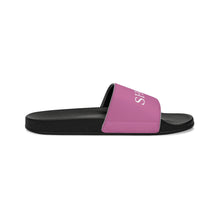 Load image into Gallery viewer, Pink ShoJoi Youth Slide Sandals