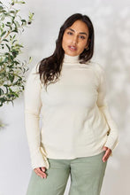 Load image into Gallery viewer, Ribbed Bow Detail Long Sleeve Turtleneck Knit Top