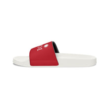 Load image into Gallery viewer, Red ShoJoi Youth Slide Sandals