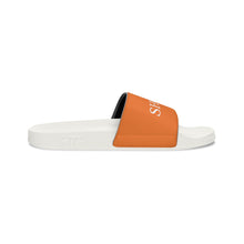Load image into Gallery viewer, Orange ShoJoi Youth Slide Sandals