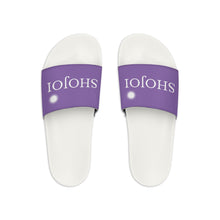 Load image into Gallery viewer, Purple ShoJoi Youth Slide Sandals