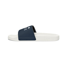 Load image into Gallery viewer, Navy ShoJoi Youth Slide Sandals