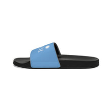 Load image into Gallery viewer, Blue ShoJoi Youth Slide Sandals