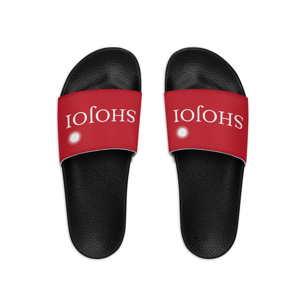 Red ShoJoi Youth Slide Sandals