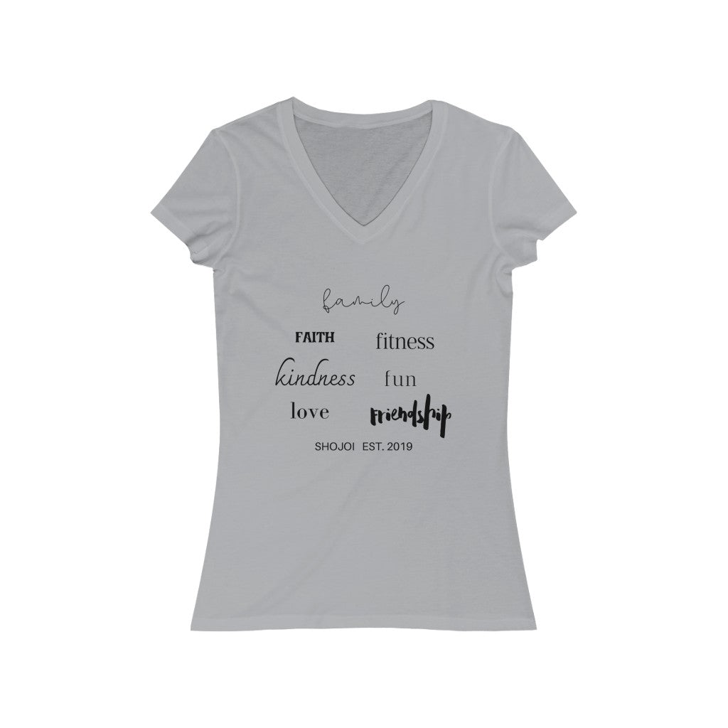 Women's V-neck ShoJoi Est. T-shirt