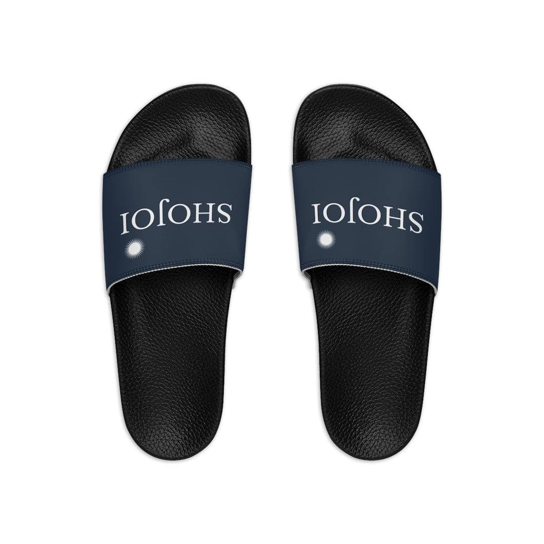 Navy ShoJoi Youth Slide Sandals
