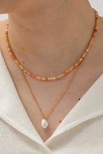 Load image into Gallery viewer, Double-Layered Freshwater Pearl Pendant Necklace