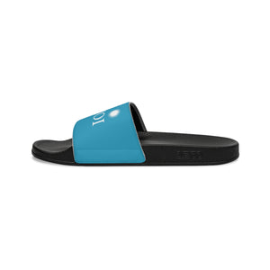 Turquoise ShoJoi Youth Slide Sandals