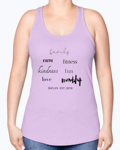 Established Ladies Racerback Tank