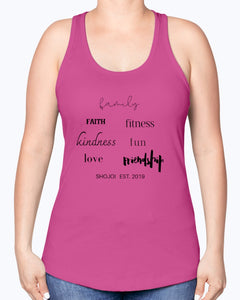 Established Ladies Racerback Tank